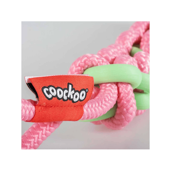 Hondenspeeltje Twisting Tugger 45x4,5x4,5cm Groen/roze