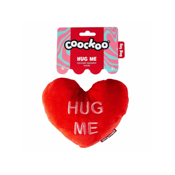 Hondenspeeltje Hug Me 18x14x6cm Rood