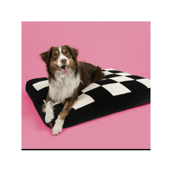 Hondenkussen Cozy Block S-60x50x10cm Zwart/wit