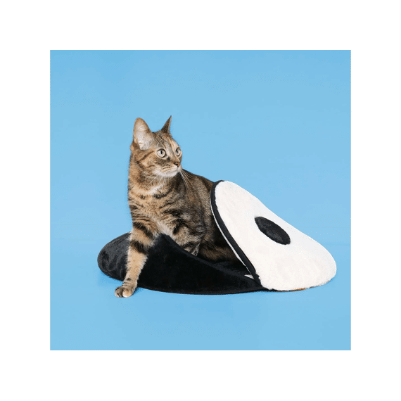 Kattenslaapplaats Zen Zone 60x60x2cm Zwart/wit
