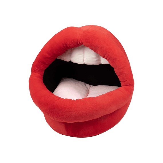 Kattenhuisje Meow Mouth 36x42x36cm Rood