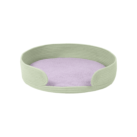 Kattenmandje Lazy Lounge 55x55x12cm Groen/lilac