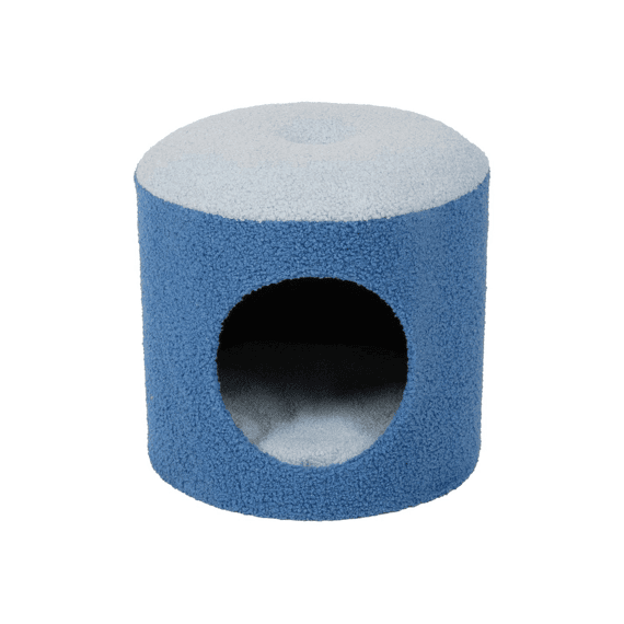Kattenhuisje Happy House 35x35x35cm Blauw