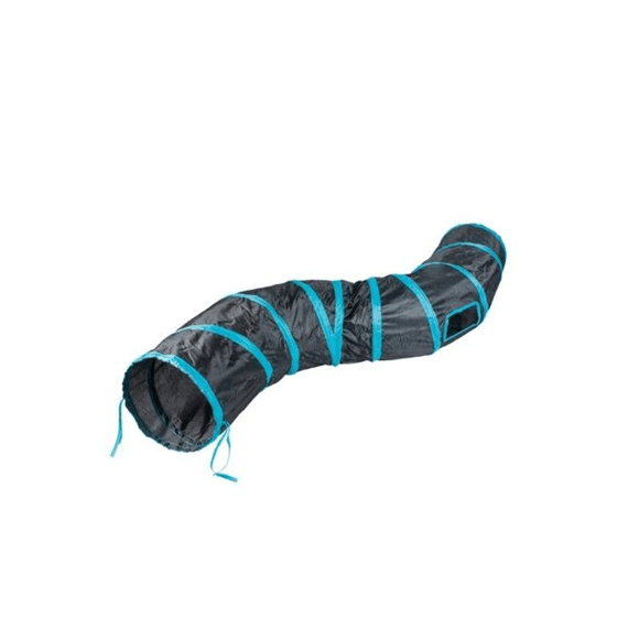 Speeltunnel Snake 122x25cm Blauw/zwart