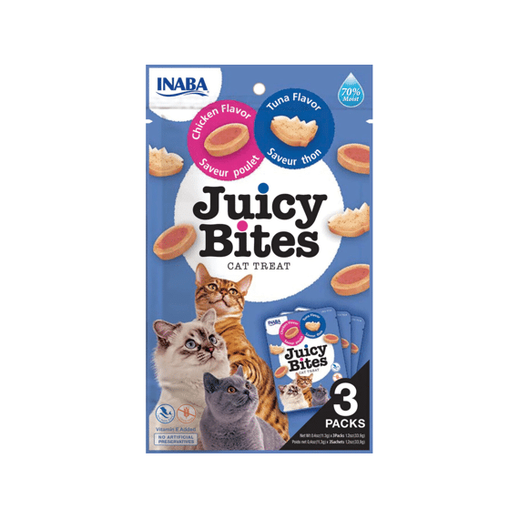 Inaba Juicy Bites Kip&tonijn Smaak 3x11.3g