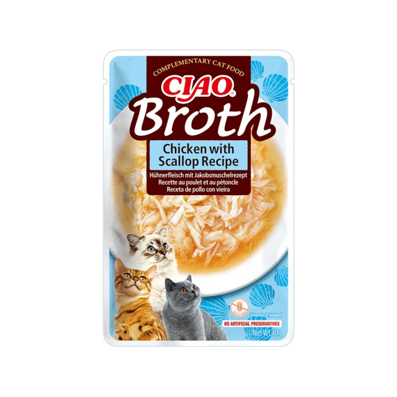 Ciao Broth Kip&sint-jakobsschelpen 40g