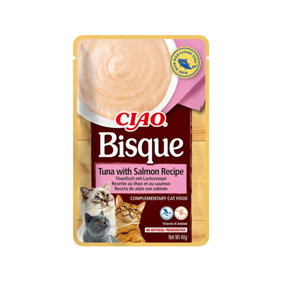 Ciao Bisque Tonijn&zalm 40g
