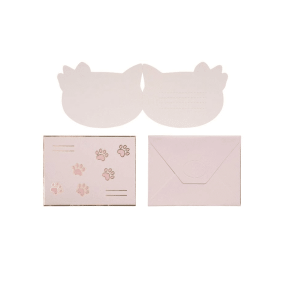 Party Deco Uitnodigingen Kitty 6st