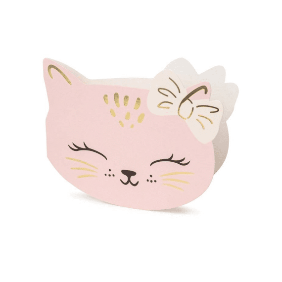Party Deco Uitnodigingen Kitty 6st