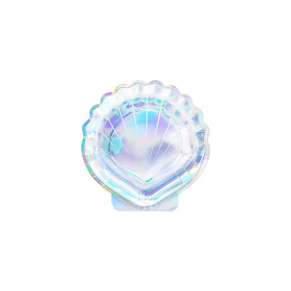 Party Deco Borden Zeemeermin 6st 18.5cm