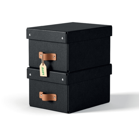 Leitz Puro Opbergdoos Karton S Zwart