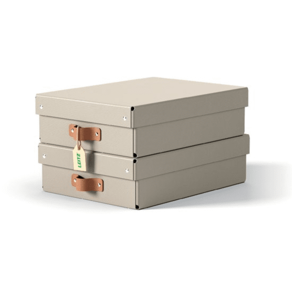 Leitz Puro Opbergdoos Karton Laag M Beige