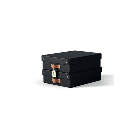 Leitz Puro Opbergdoos Karton Laag M Zwart