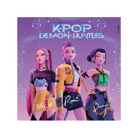 K-pop Demon Hunters Servetten 20 stuks 33x33cm
