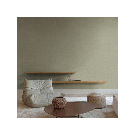 Inia Vliesbehang Solena Uni Groen