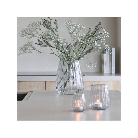 Leeff Lantaarn Liz Transparant Glas S 9x12cm