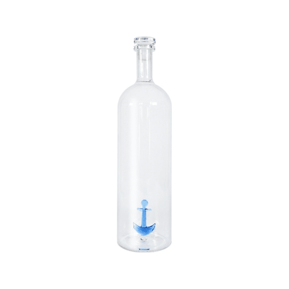 Wd Lifestyle Fles + Deksel Met Glasdecoratie 1,2l Marina