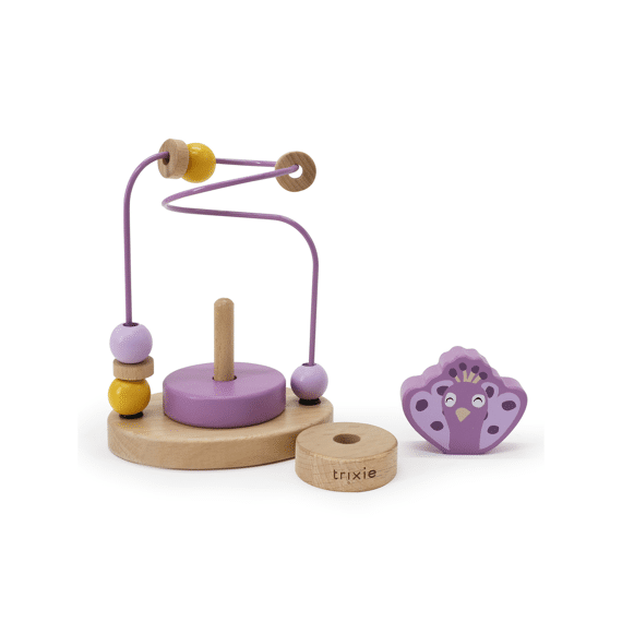 Trixie Toys Houten Kralenframe Mrs. Peacock