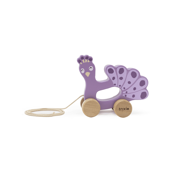 Trixie Toys Houten Trekspeeltje Mrs. Peacock