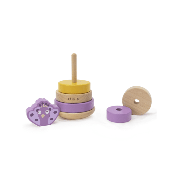 Trixie Toys Houten Stapeltoren Mrs. Peacock