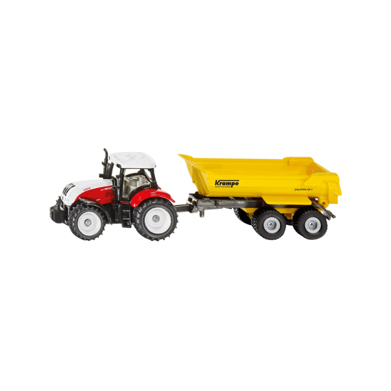 Siku 1132 Tractor Steyr Met Aanhangwagen Krampe