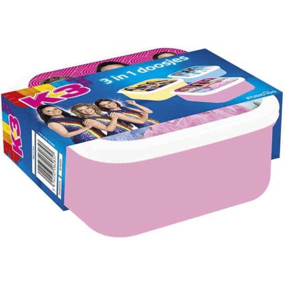 K3 Bewaardozen 3 Stuks