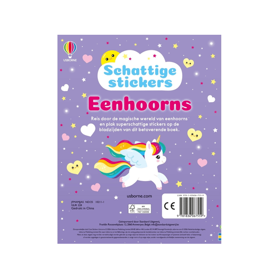Schattige Stickers Eenhoorns