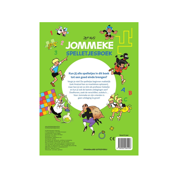 Spelletjesboek Jommeke