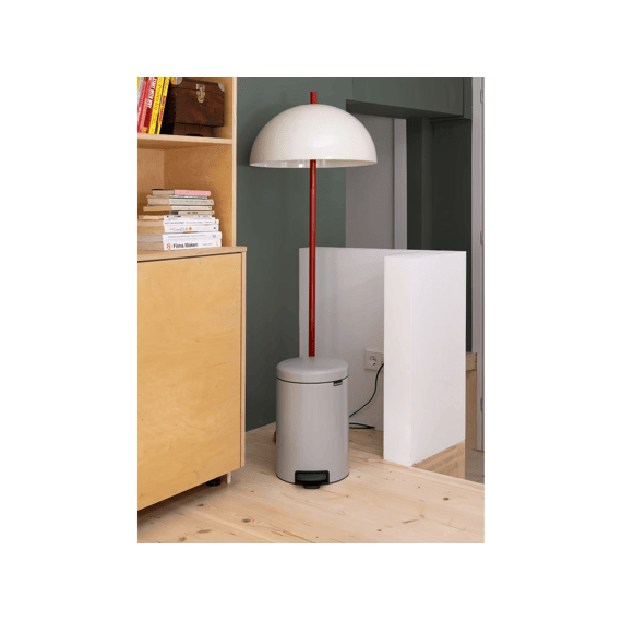 New Icon Pedaalemmer 12l Soft Grey Met Kunststof Binnenemmer