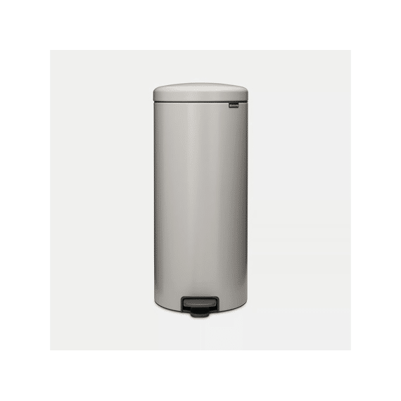 New Icon Pedaalemmer 30l Soft Grey Met Kunststof Binnenemmer