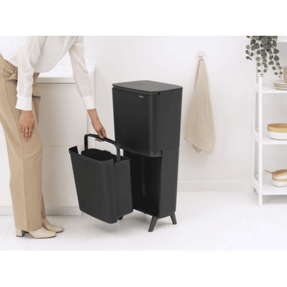 Sortup Recycle Hi Afvalemmer 20 + 25 Liter Dark Grey
