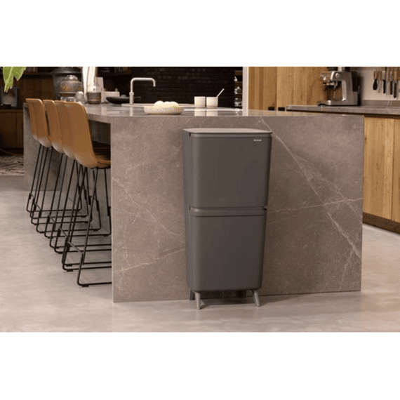 Sortup Recycle Hi Afvalemmer 20 + 25 Liter Dark Grey