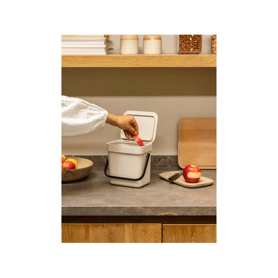 Sort&go Afvalbakje 3l Soft Beige