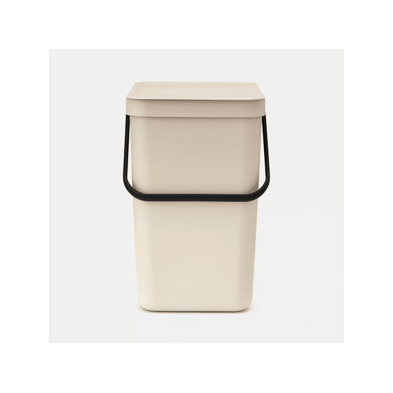 Sort&go Afvalemmer 25l Soft Beige