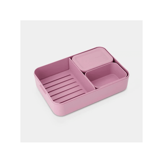 Make & Take Bento Lunchbox Large Kunststof Lilac Pink