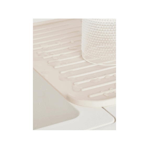 Sink Side Afdruipmat Siliconen 44x32cm Soft Beige