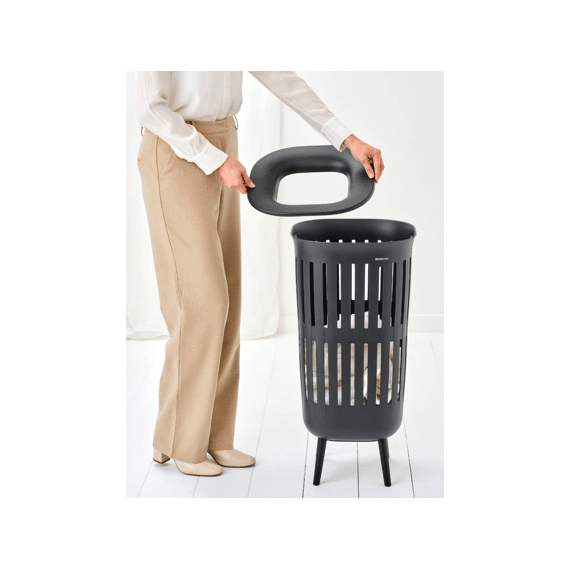 Collect-it Wasmand 55l Met Kunststof Deksel Black