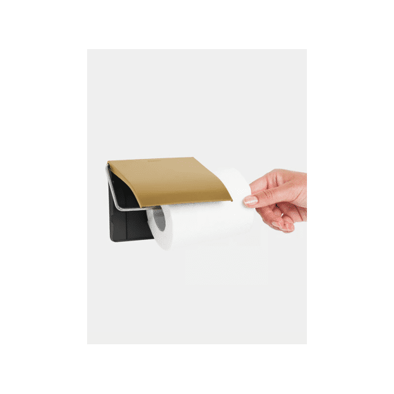 Renew Toiletrolhouder Met Klep Warm Gold