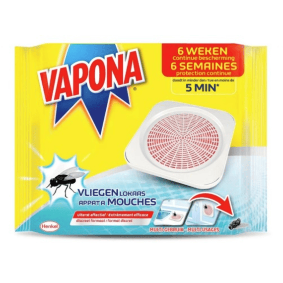 Vapona Window Sticker Blue 4+2