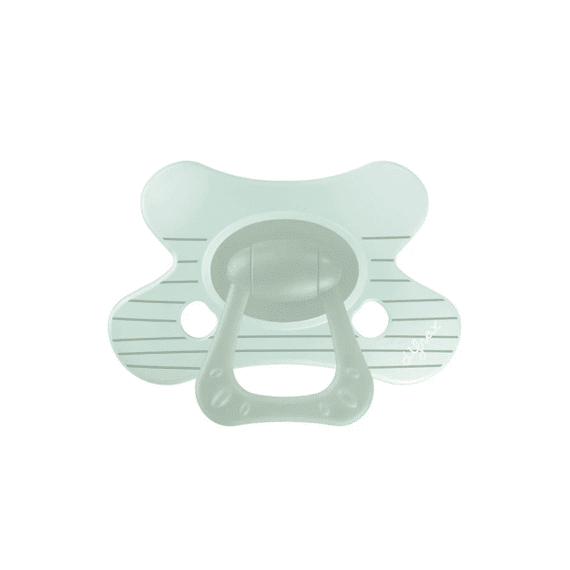 Difrax Fopspeen Natural 12m+ Stripy Mint