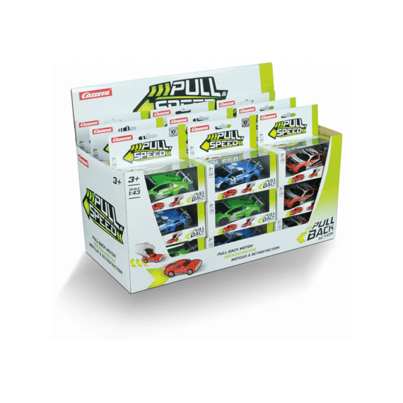 Carrera Pull & Speed Gt Racers 1:43 Assortiment 