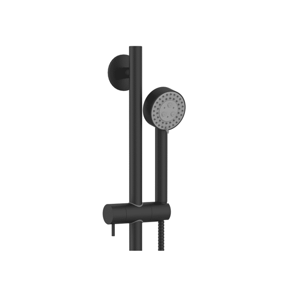 Brasil Doucheset Stang + Handsproeier + Flexibel Mat Zwart