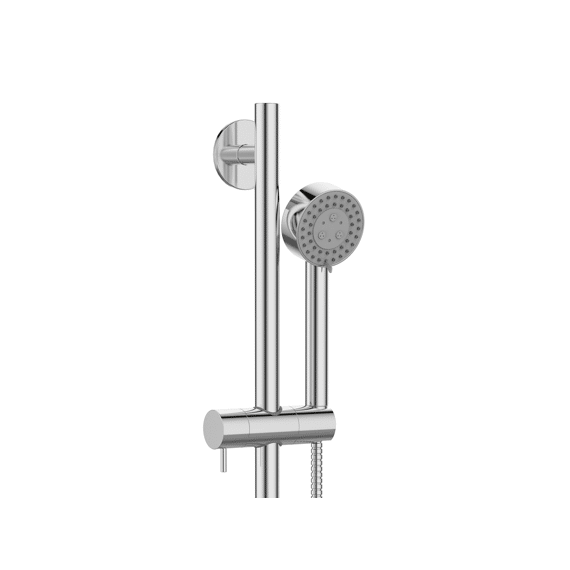 Brasil Doucheset Stang + Handsproeier + Flexibel Chroom