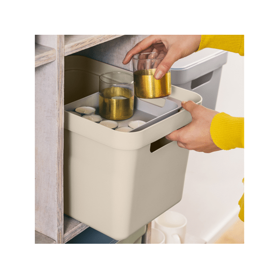 Sigma Home Opbergbox 18l Beige 352x253x243mm