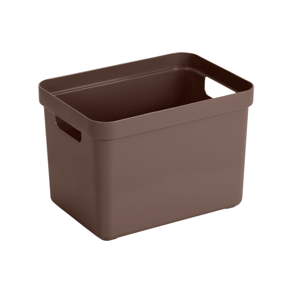 Sigma Home Opbergbox 18l Bruin 352x253x243mm