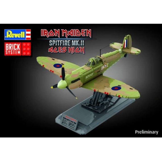 Revell Bricks Iron Maiden Spitfire Mk Ii Aces High