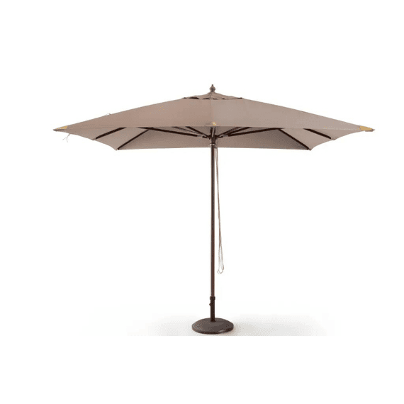 Houtstokparasol 3x3m Taupe