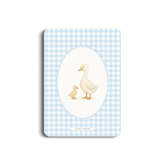 Studio Miron Baby Voorspellingen Gingham Blauw Set Van 10