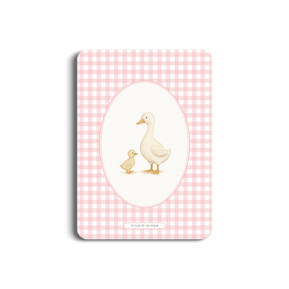 Studio Miron Baby Voorspellingen Gingham Roze Set Van 10