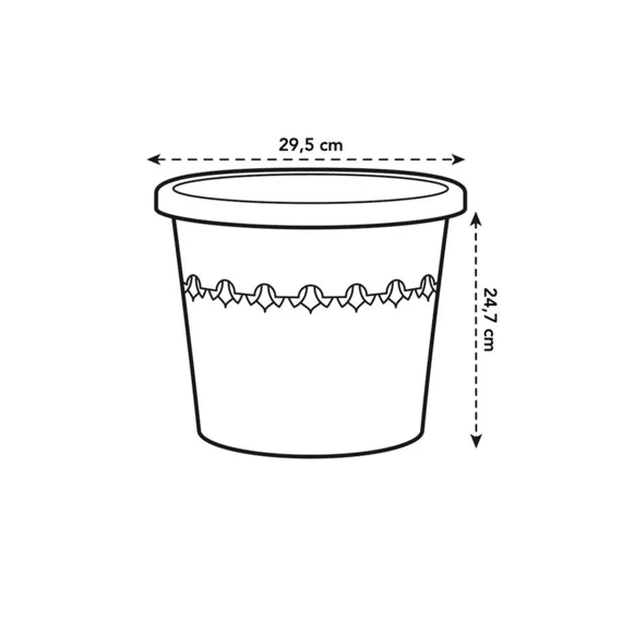 Elho Algarve Cilindro 30cm Paddenstoel Beige